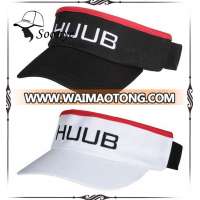 top quality wholesale 100% cotton custom sun visor elastic back